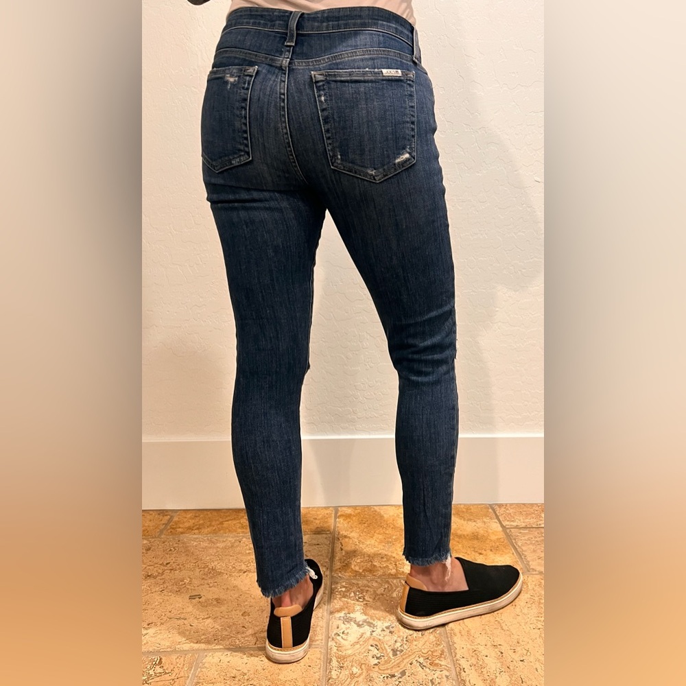 Distressed Dark Wash Joes Jeans - Picture 7 of 13